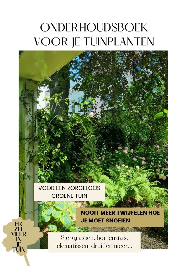 Boek over tuinonderhoud