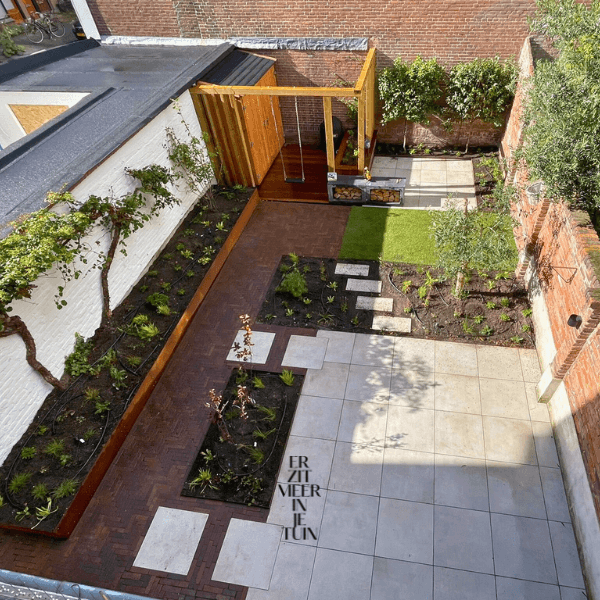 tuinontwerp bestaande stadstuin Haarlem