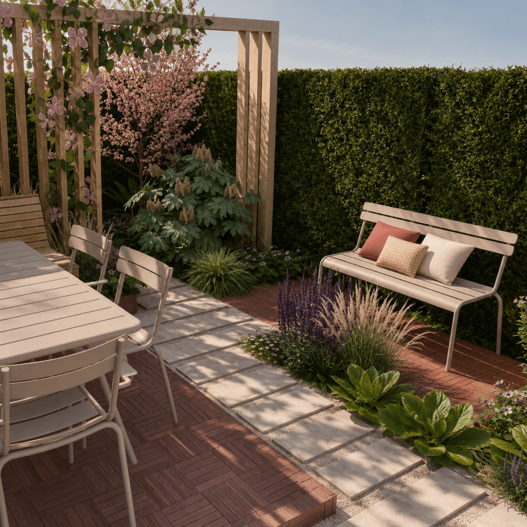 tuinontwerp nieuwbouw stadstuin Utrecht 38m2