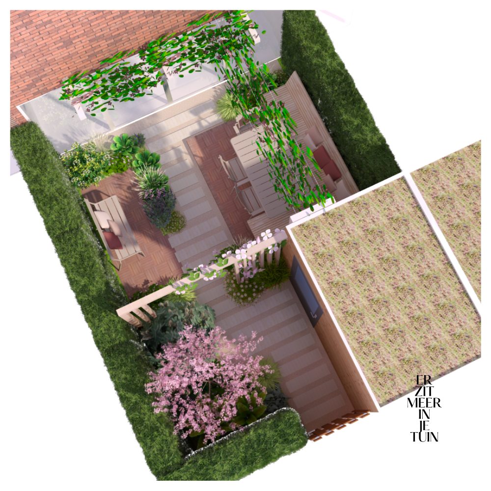 tuinontwerp stadstuin nieuwbouw Utrecht