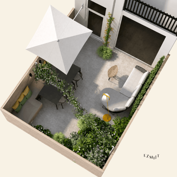 tuinontwerp luxe stadstuin Amsterdam Zuid